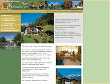Tablet Screenshot of haus-schneeberger.de